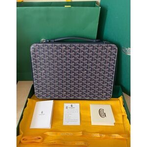 Goyard Goyardine Universal Companion Portfolio Briefcase